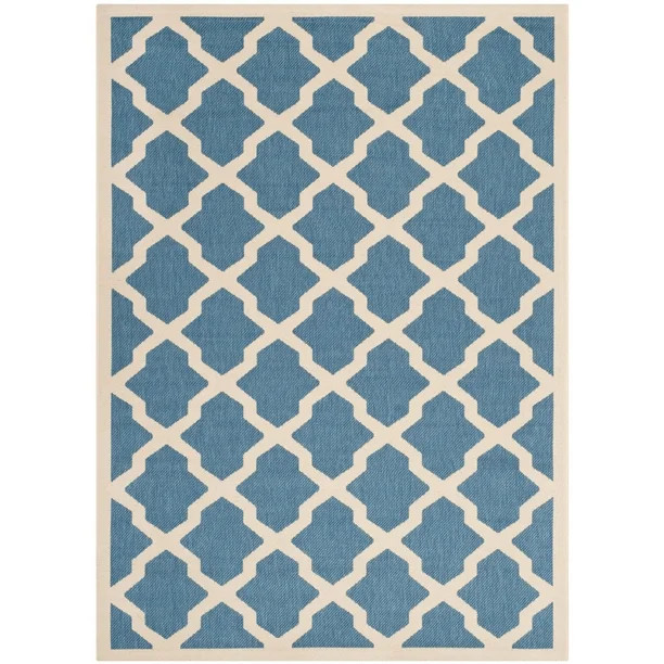 Safavieh Courtyard Amber Quatrefoil Indoor/Outdoor Area Rug - Walmart.com | Walmart (US)