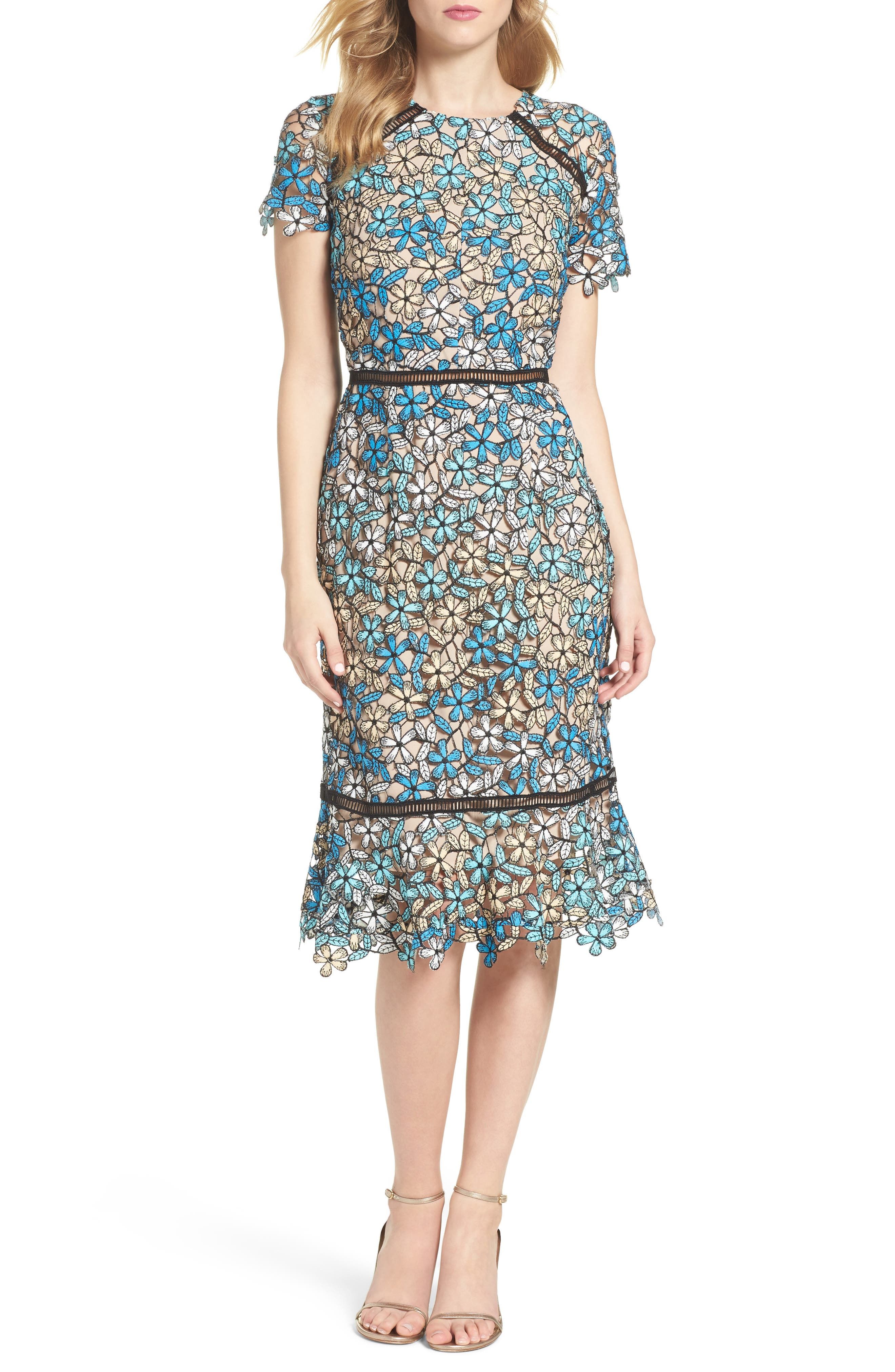 Octavia Lace Midi Dress | Nordstrom