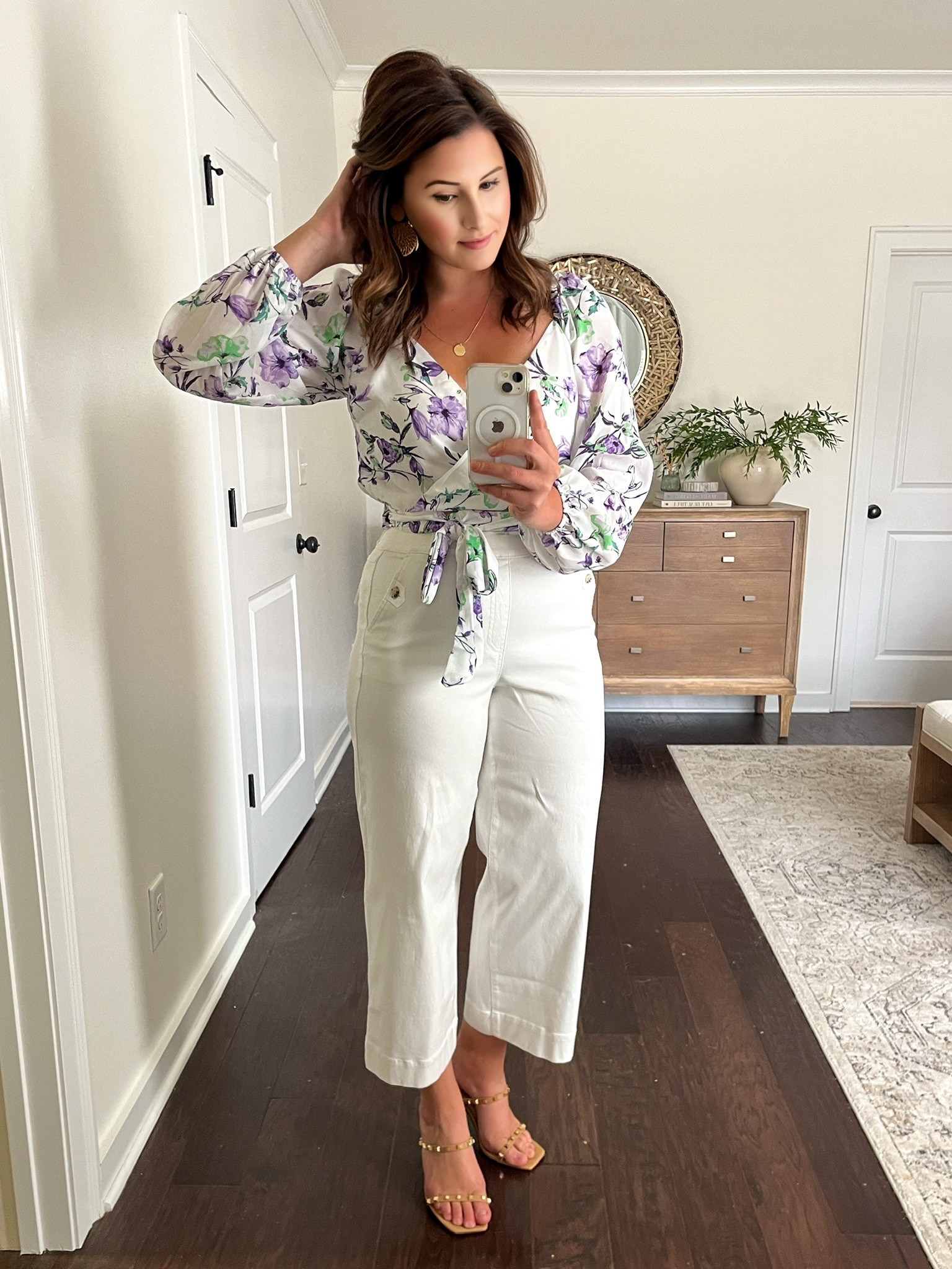 These wide leg pants from Spanx are my favorite! Paired it with this floral tie top from VICI. So easy to dress up or down! 

#LTKFind #LTKSeasonal #LTKstyletip