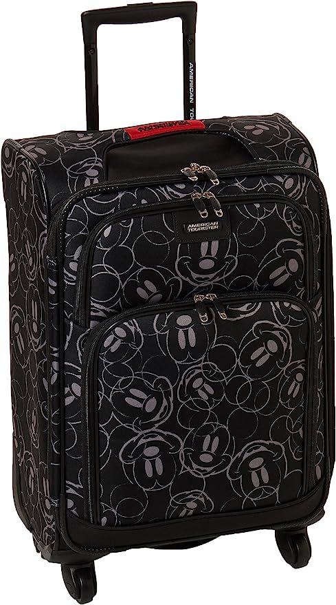 American Tourister Disney Softside Luggage with Spinner Wheels, Mickey Mouse Scribbler Multi-Face... | Amazon (US)