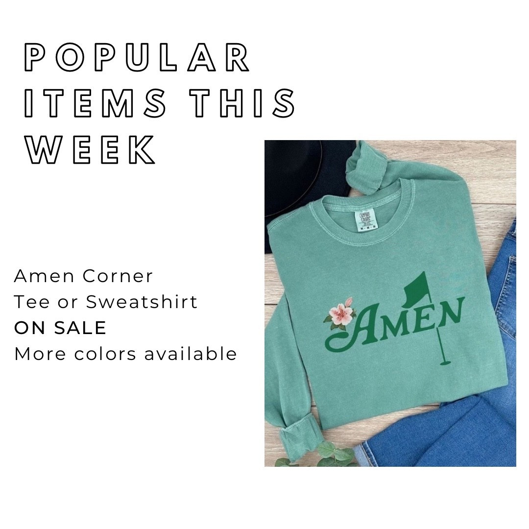 Masters - ON SALE, comes in a tee or sweatshirt more colors available 

#augusta #golf #themasters @Etsy  

#LTKActive #LTKMens #LTKOver40 #LTKU #LTKSeasonal