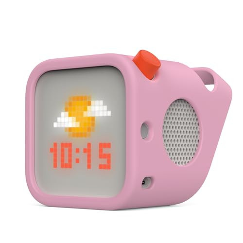 Yoto Player (3rd Gen.) + Adventure Jacket Think Pink – Kids Bluetooth Audio Speaker, All-in-1 Screen-Free Device Plays Stories Music Podcasts Radio White Noise Thermometer Nightlight Ok-to-Wake Clock | Amazon (US)