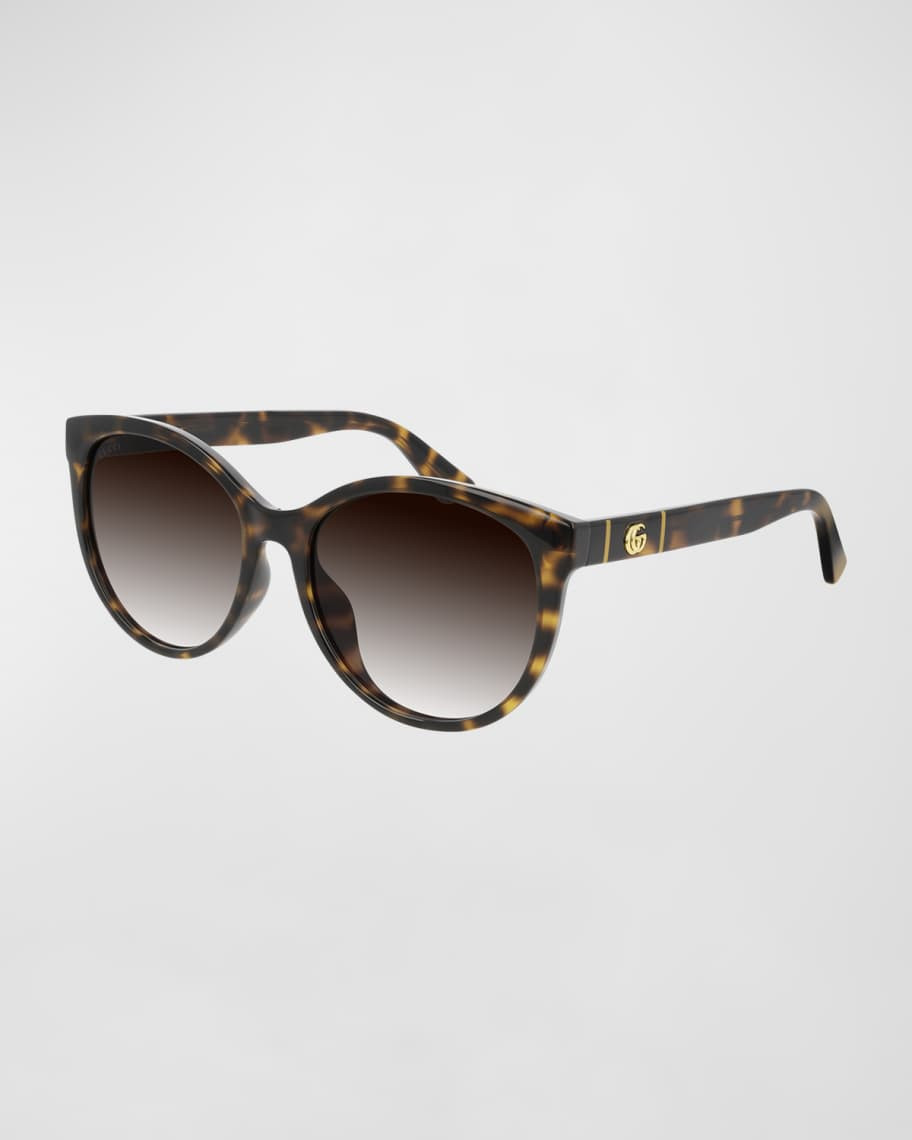 Gucci Cat-Eye GG Injected Sunglasses | Neiman Marcus