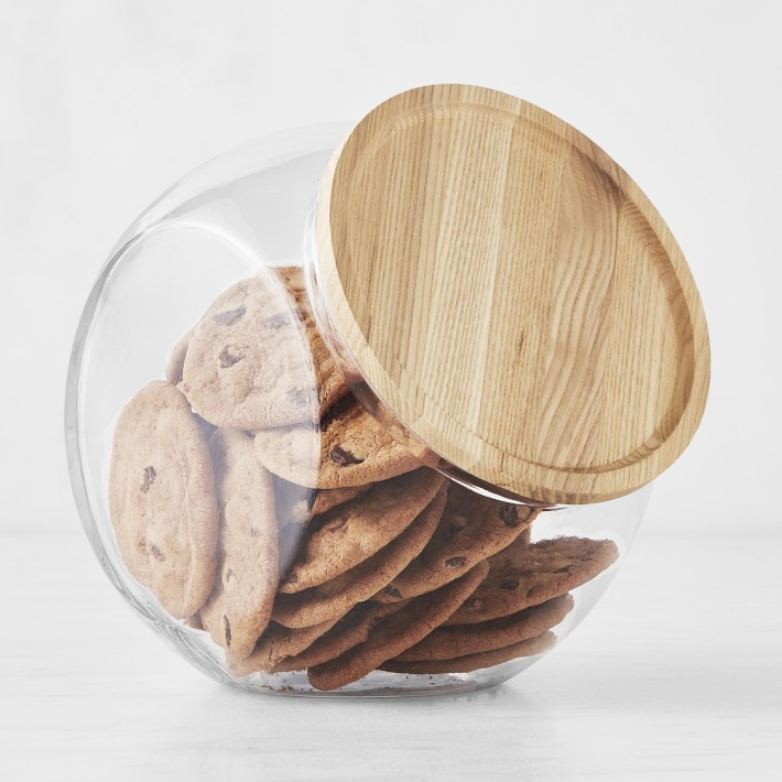 Hold Everything Angled Glass Jar | Williams-Sonoma