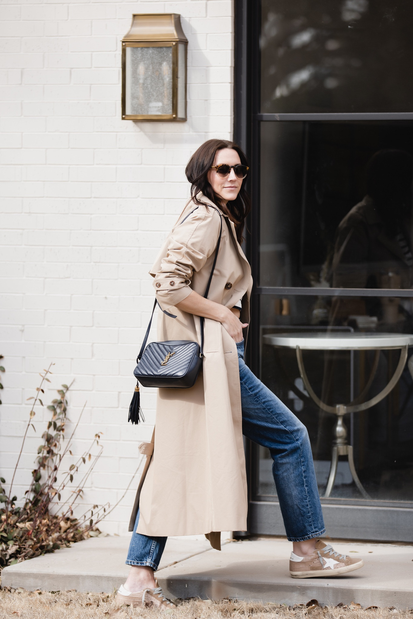 Trench coat, sneaker, jeans outfit 

#LTKstyletip #LTKFind #LTKshoecrush