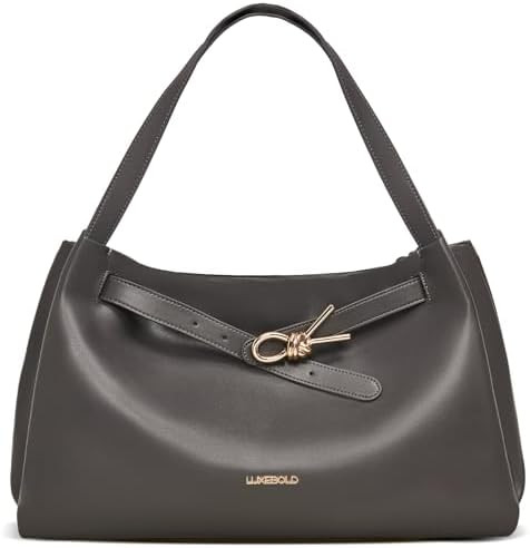 Hobo Bag for Women Soft Shoudler Handbags Slouchy Purses with Belted Detailing | Amazon (US)