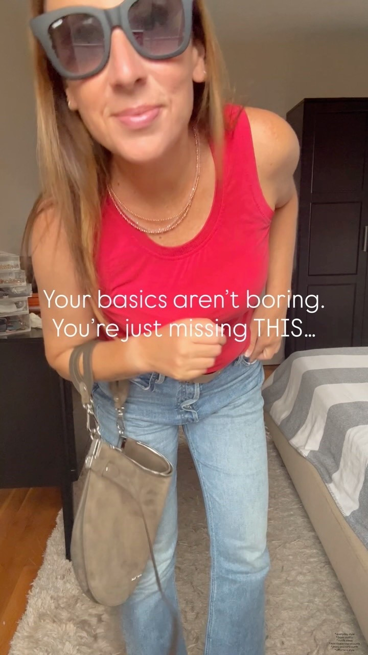 Your basics just need the right accessories. 🤍

Shop this look → Comment Shop