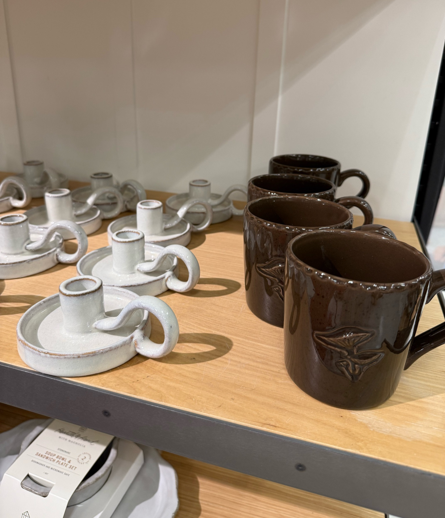 The perfect candle stick holder and brown ceramic mugs to add that extra layer of cozy 🕯️☕️

#LTKSeasonal #LTKHome #LTKStyleTip