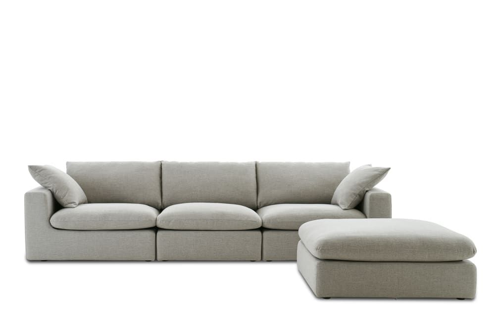 Dawson Extended Sofa with Ottoman | Castlery | Castlery US