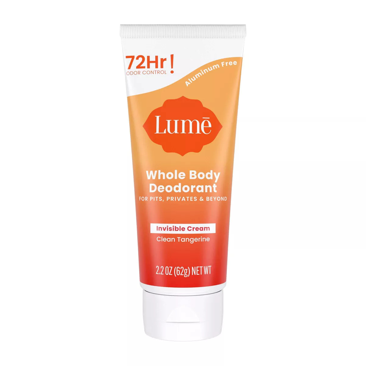 Lume Whole Body Women's Deodorant - Invisible Cream Tube - Aluminum Free - Clean Tangerine Scent ... | Target