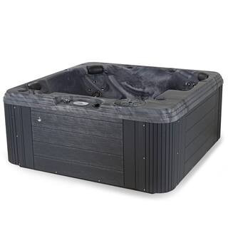 Osprey Harmony LS 6-Person 50-Jet, 86-Port Lounger 240V Hot Tub with Bluetooth Stereo, Stainless Steel Jets and Heater | The Home Depot