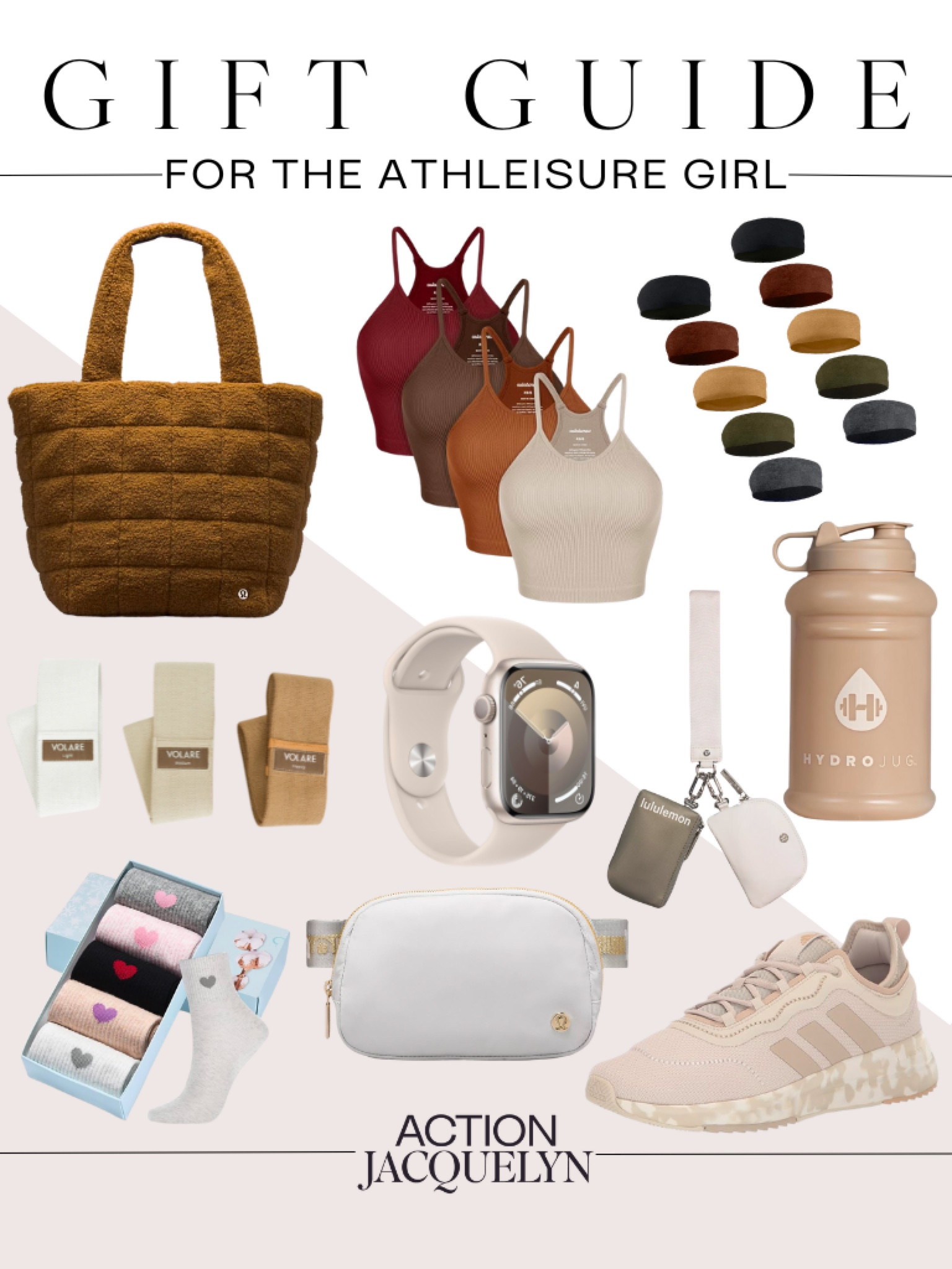 Gear up in style! 🏃‍♀️✨ From comfy running shoes to versatile accessories, these athleisure essentials make the perfect gifts for fitness enthusiasts. #AthleisureGifts #FitnessFashion #ActiveLifestyle #RunningShoes #ToteBag #Headband #Beltbag #AppleWatch #Wristlets #AthleisureFashion #FitnessGifts #GiftIdeas #SportyStyle #ActiveWear #AthleticAccessories #GiftsForAthletes #WorkoutEssentials



#LTKGiftGuide #LTKfitness