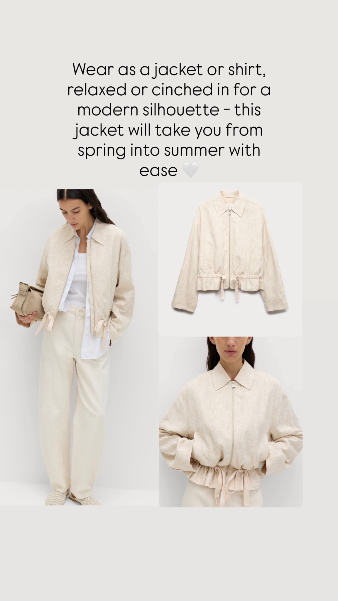 Pieces that have multiple ways to wear are the way to build your dream wardrobe. The fabric and shape of this is modern yet classic. If you’re looking for a jacket to take you through spring and well into summer look no further x

#LTKuk #LTKspring #LTKstyletip