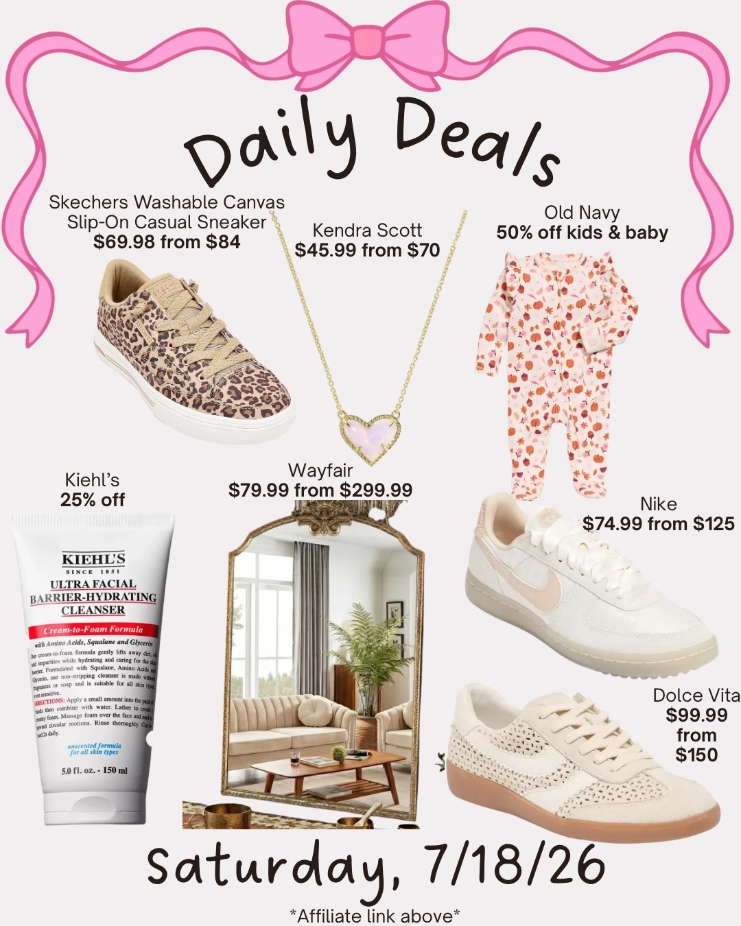 Daily deals

#LTKSeasonal #LTKSaleAlert #LTKootd