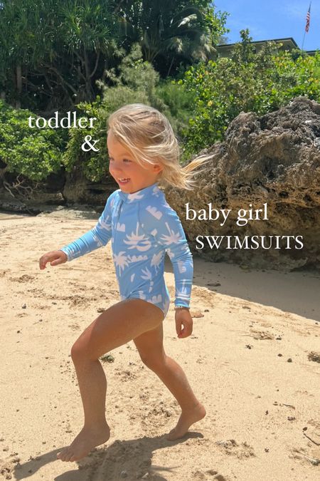 toddler and infant girl swimsuits and bikinis for summer!