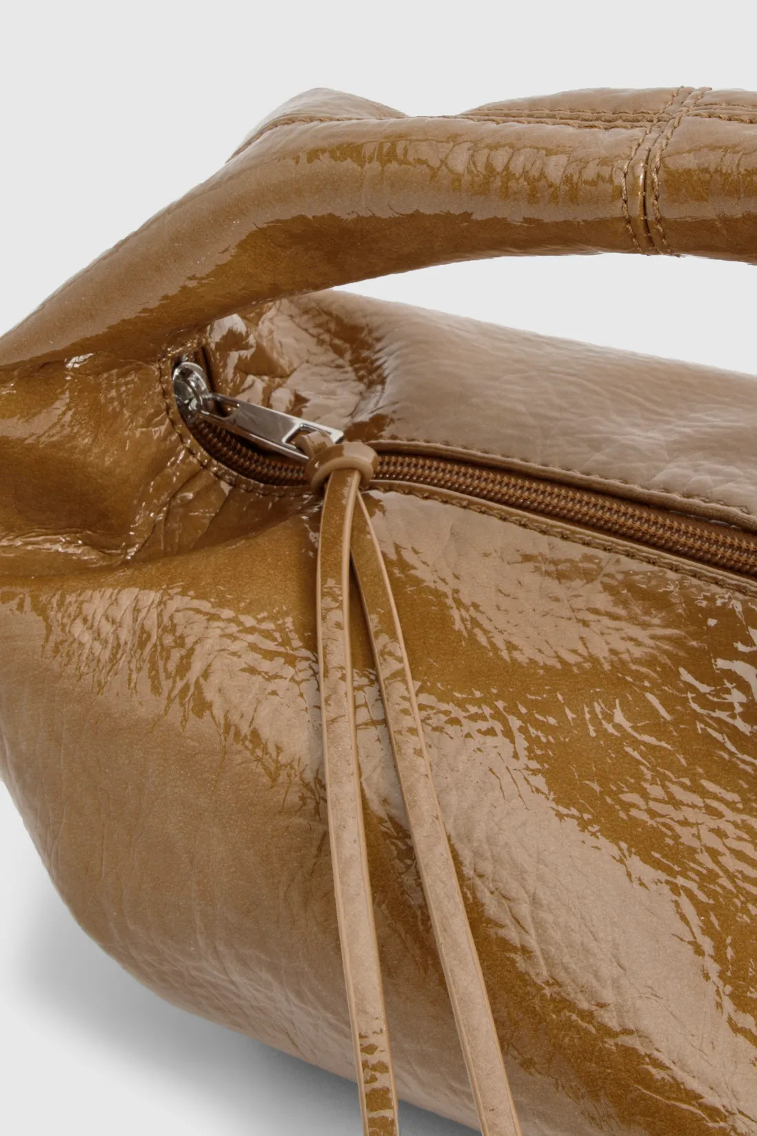 Textured Patent Slouchy Grab Bag | Boohoo.com (UK & IE)