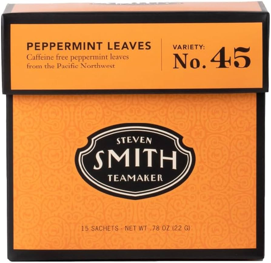 Smith Teamaker | Peppermint Leaves No. 45 - Made with USA Peppermint | Caffeine-Free Herbal Varie... | Amazon (US)