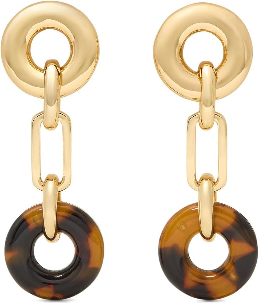 Kate Spade New York Interlock Linear Earrings | Amazon (US)