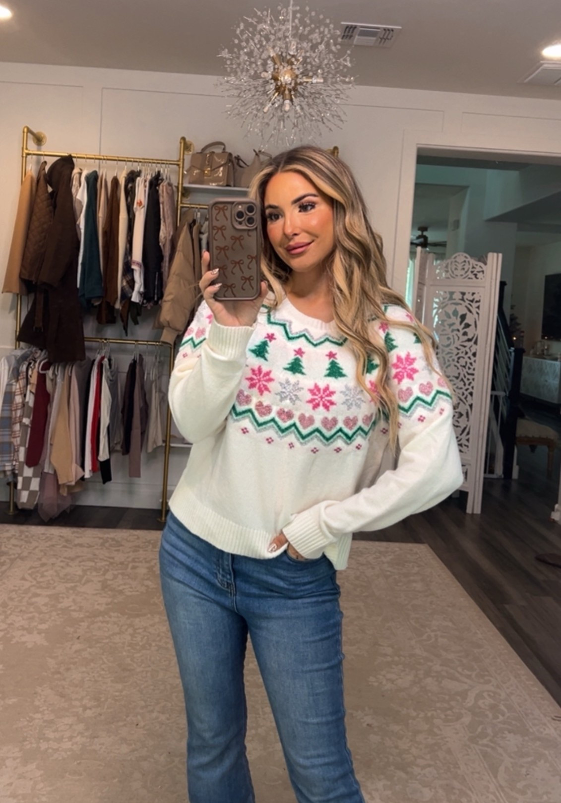 The cutest Target sweater / for Christmas / wearing a size large / holiday party attire / ugly Christmas sweater party 

#LTKGiftGuide #LTKSeasonal #LTKHoliday
