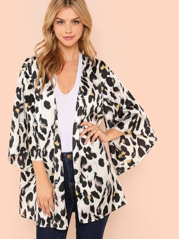 Leopard Print Kimono | SHEIN