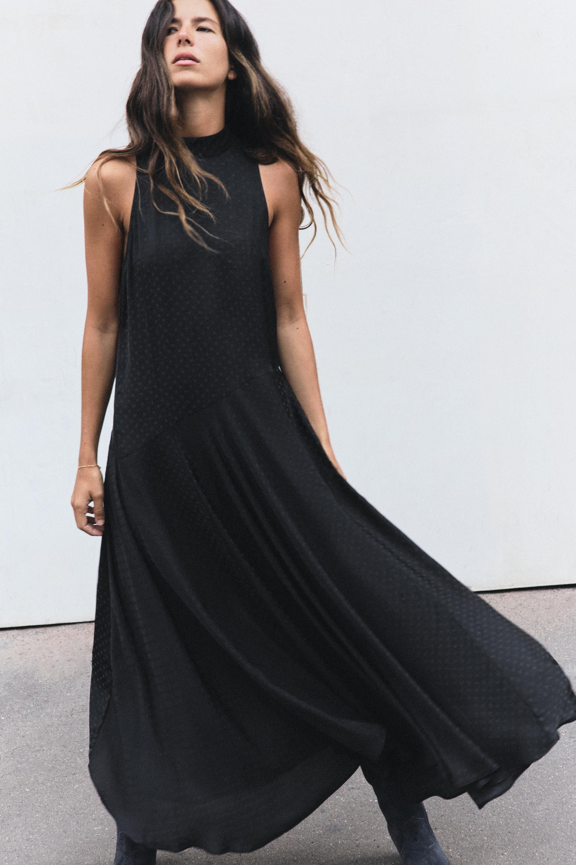 LONG POLKA-DOT DRESS | Zara US