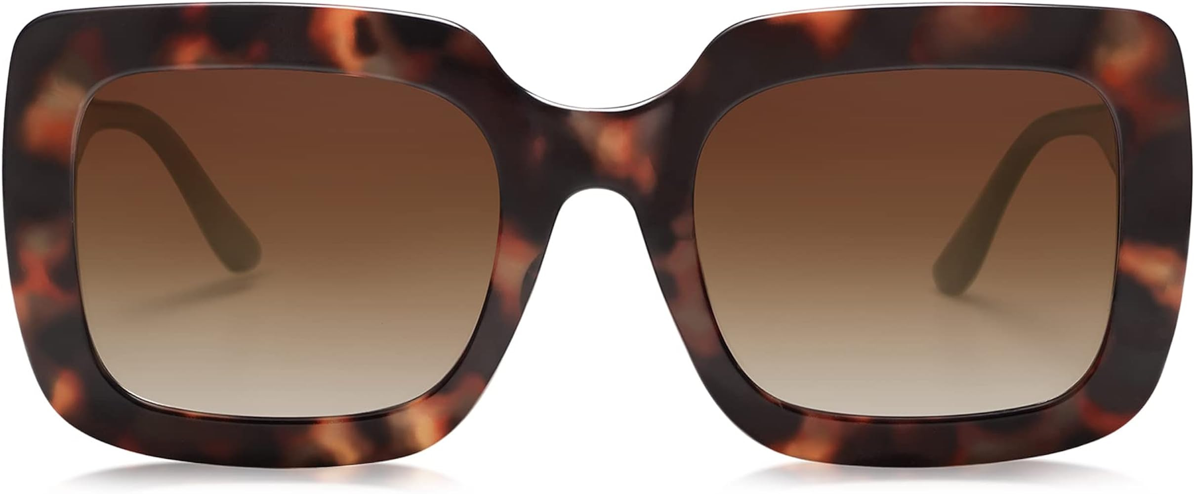 SOJOS Retro Nude Square Polarized Sunglasses for Women Trendy 90s Rectangle Sun Glasses UV400 Sha... | Amazon (US)