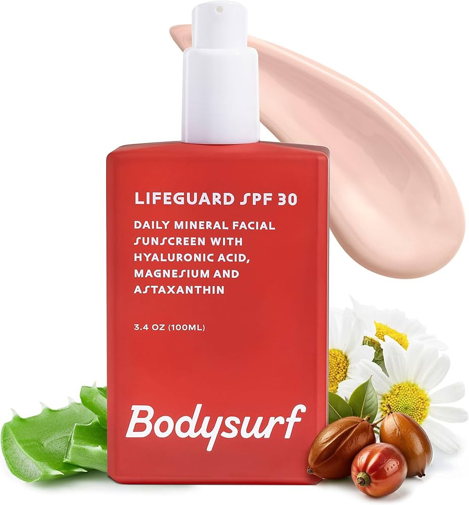 Premium Sheer Mineral Sunscreen for Face - SPF 30 Moisturizer, Zinc Oxide, Reef Safe, Good for Tr... | Amazon (US)
