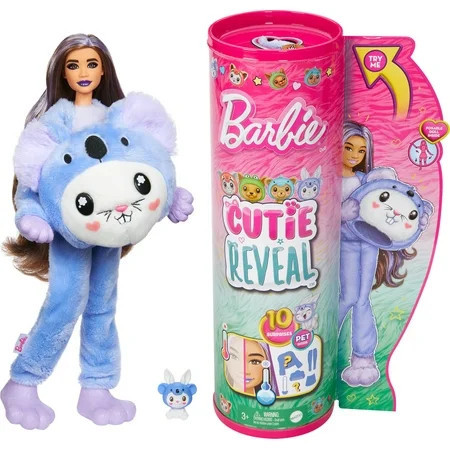 Barbie Cutie Reveal Costume-Themed Doll & Accessories with 10 Surprises, Bunny as a Koala | Walmart (US)
