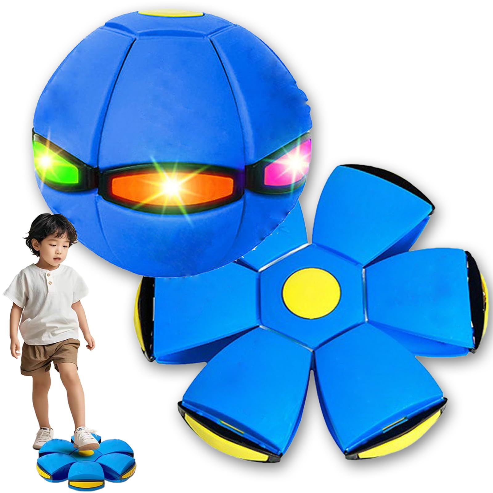 Children's Bouncing Ball,Magic Meta Ball,Magic Flying Saucer,Bouncy Balls,Parent-Child Interactio... | Amazon (US)
