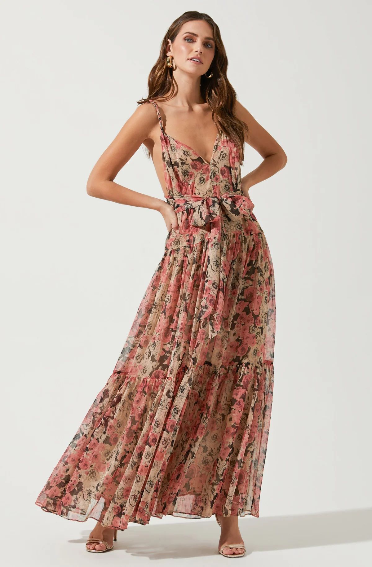 Eartha Floral Maxi Dress | ASTR The Label (US)