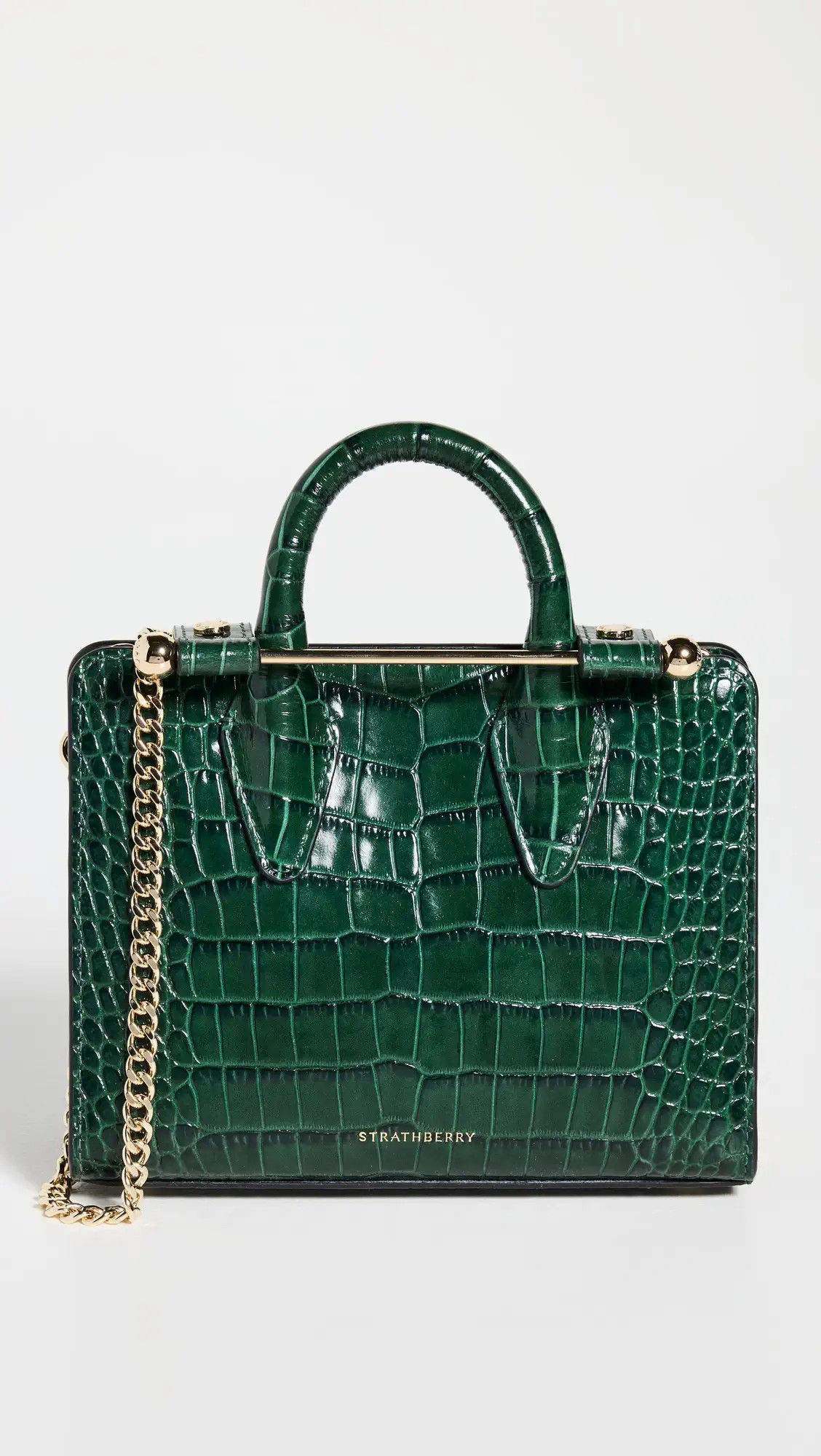 Strathberry Nano Tote Embossed Croc | Shopbop | Shopbop