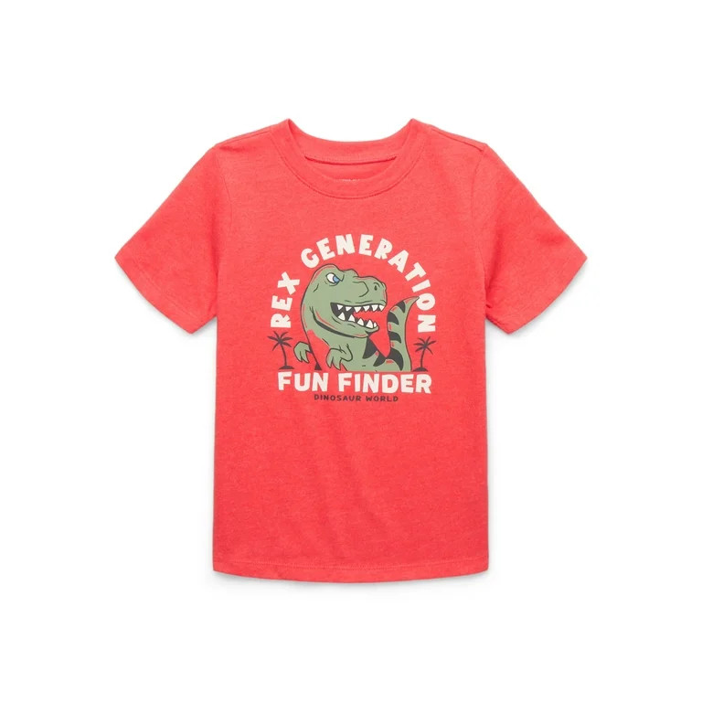 Garanimals Toddler Boy Short Sleeve Graphic T-Shirt, Sizes 18M-5T | Walmart (US)