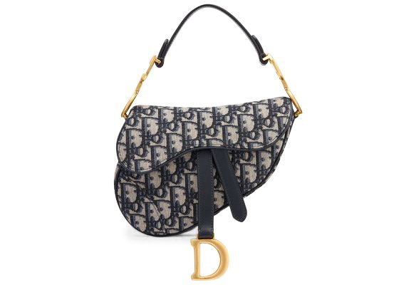 Dior Oblique Saddle Bag Mini Blue | StockX