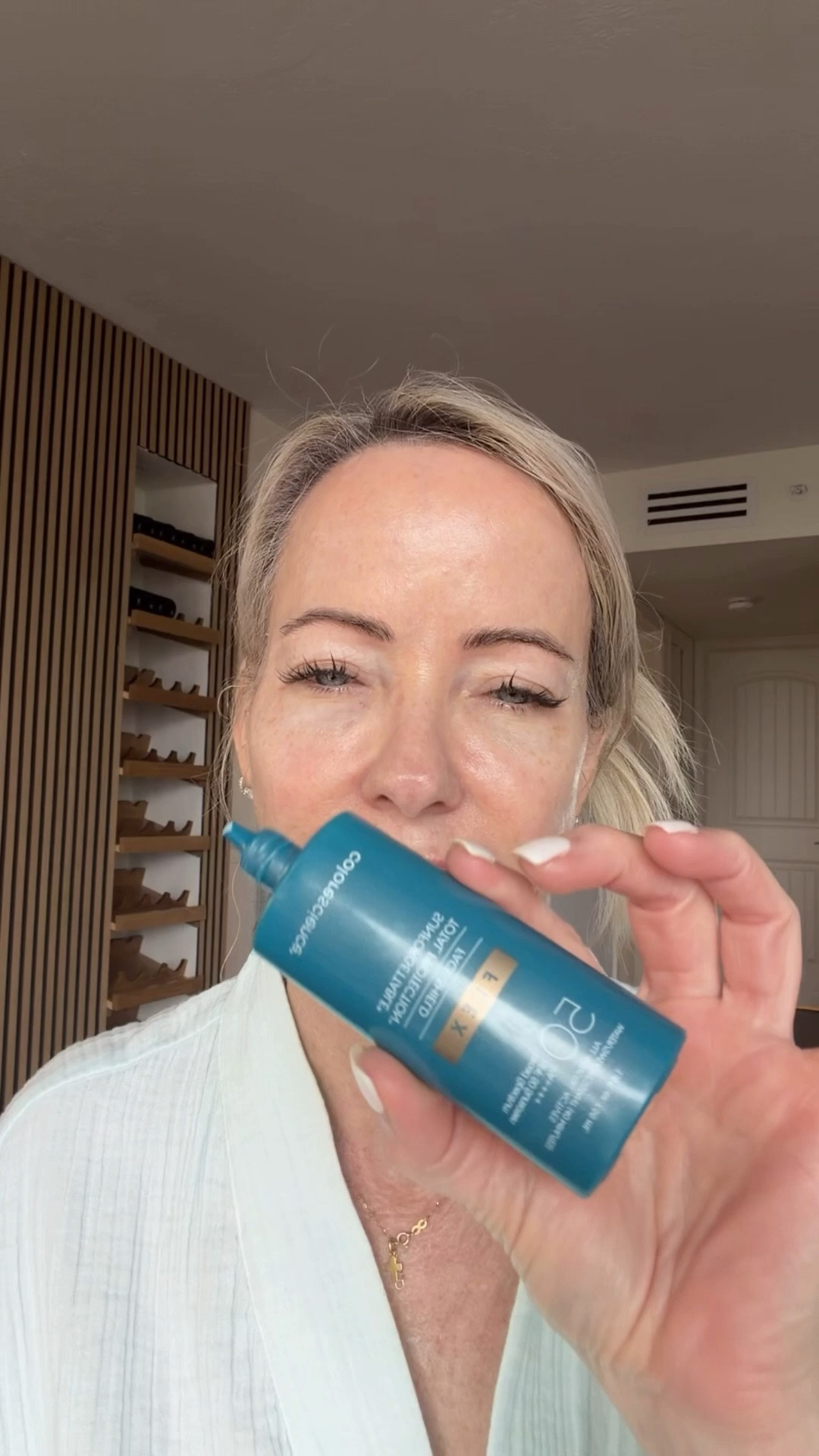 Spf 50 tinted sunscreen that matches your skin tone! Im in the color medium, for summer!

#LTKWedding #LTKOver40 #LTKTravel