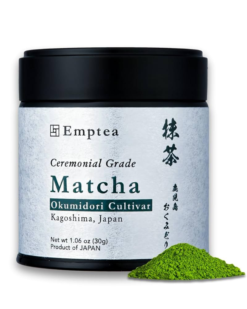Emptea Ceremonial Grade Matcha - Single Cultivar Okumidori Kagoshima First Harvest Premium Organi... | Amazon (US)