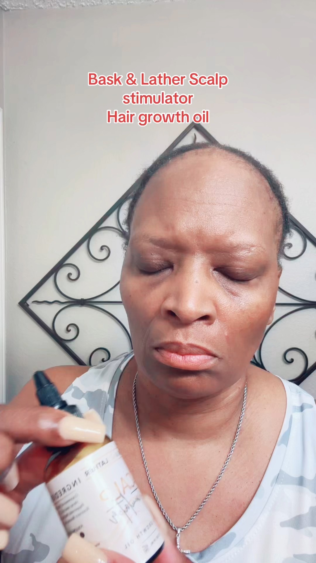 “Healthy hair starts here 💆🏽‍♀️✨ Basking in growth with Bask & Lather — my scalp stays nourished, and my strands stay strong! #BaskAndLather #HairCareRoutine #HealthyHairJourney #EdgesOnPoint #ScalpLove”