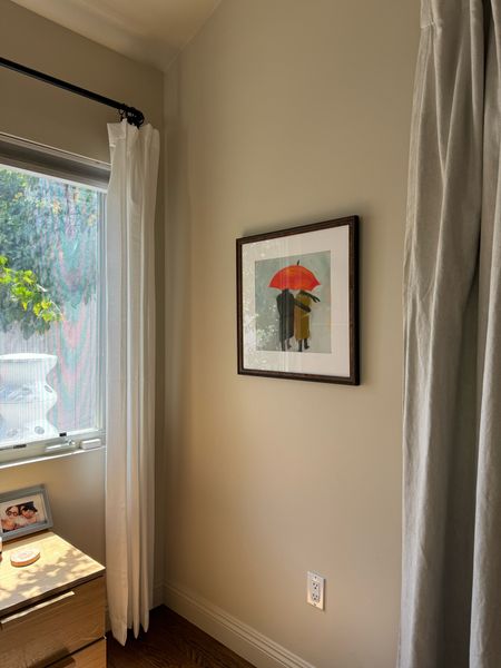 some new bedroom art!!! debating if i should paint the frame a lighter color?

#LTKfindsunder100 #LTKhome #LTKstyletip