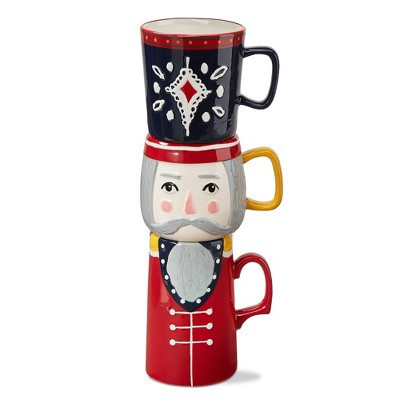 tagltd Nutcracker Stacking Mug Set of 3 16 oz | Target