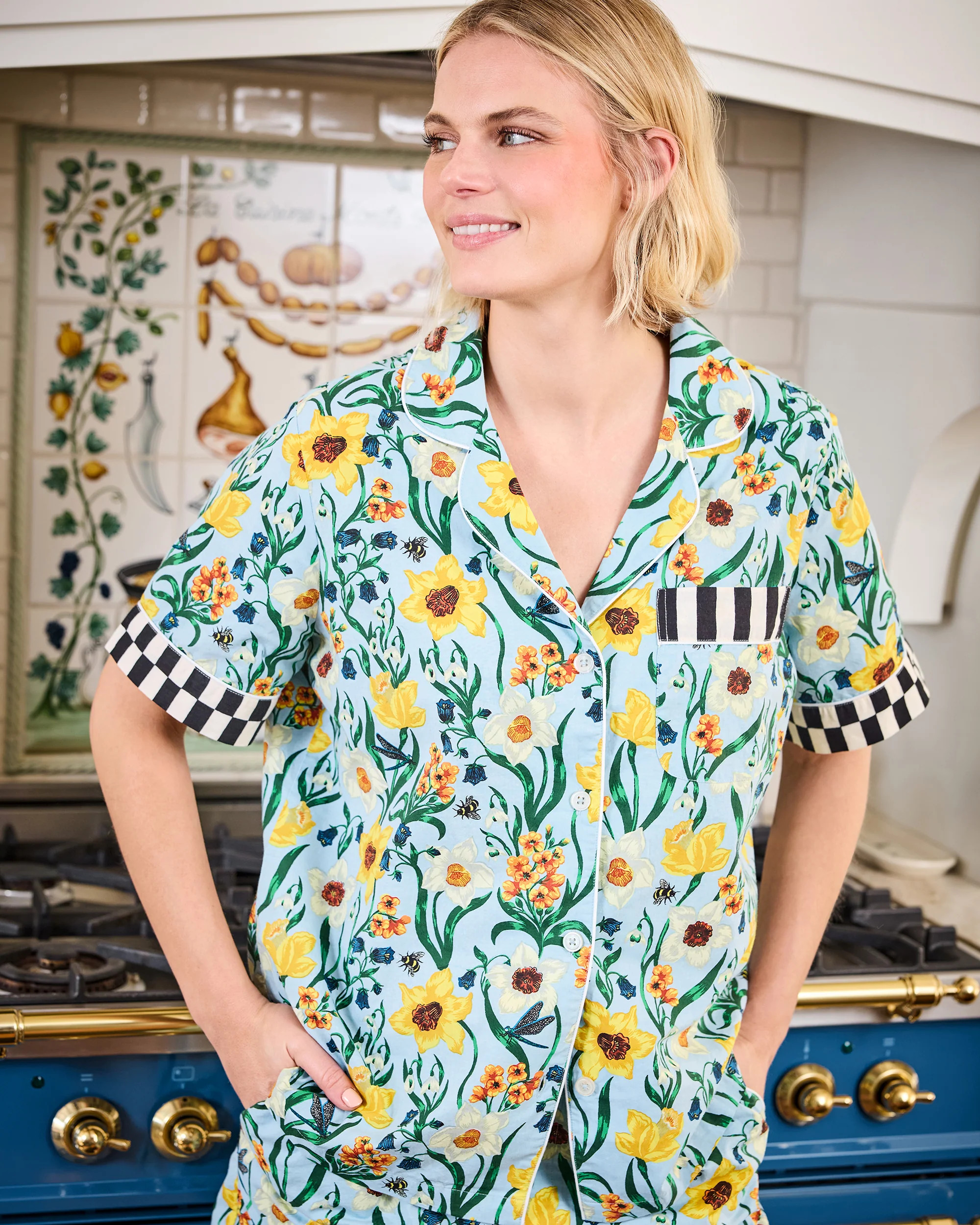 Dreamy Daffodil - Short PJ Set - Moonwater | Printfresh
