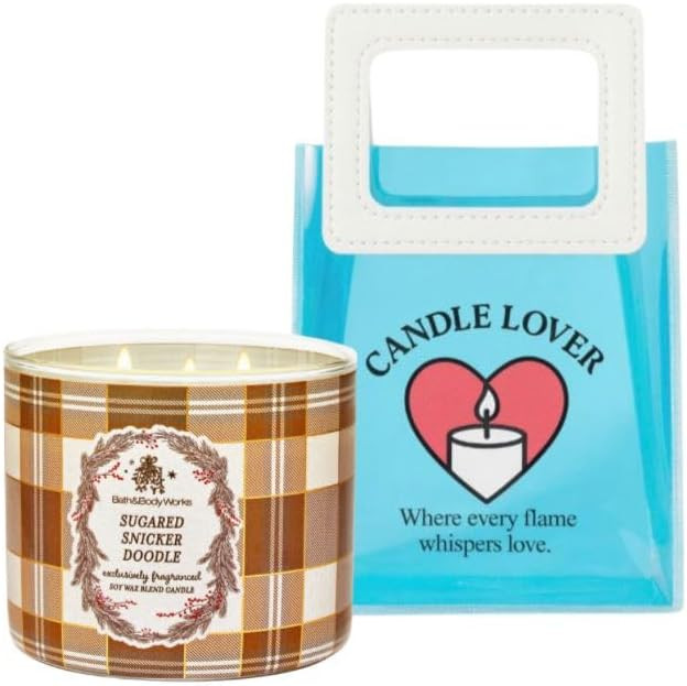 SUGARED SNICKERDOODLE - White Barn-Bath&Body 3-Wick Scented Candle 14.5 OZ Burns 25-45 Hours and ... | Amazon (US)