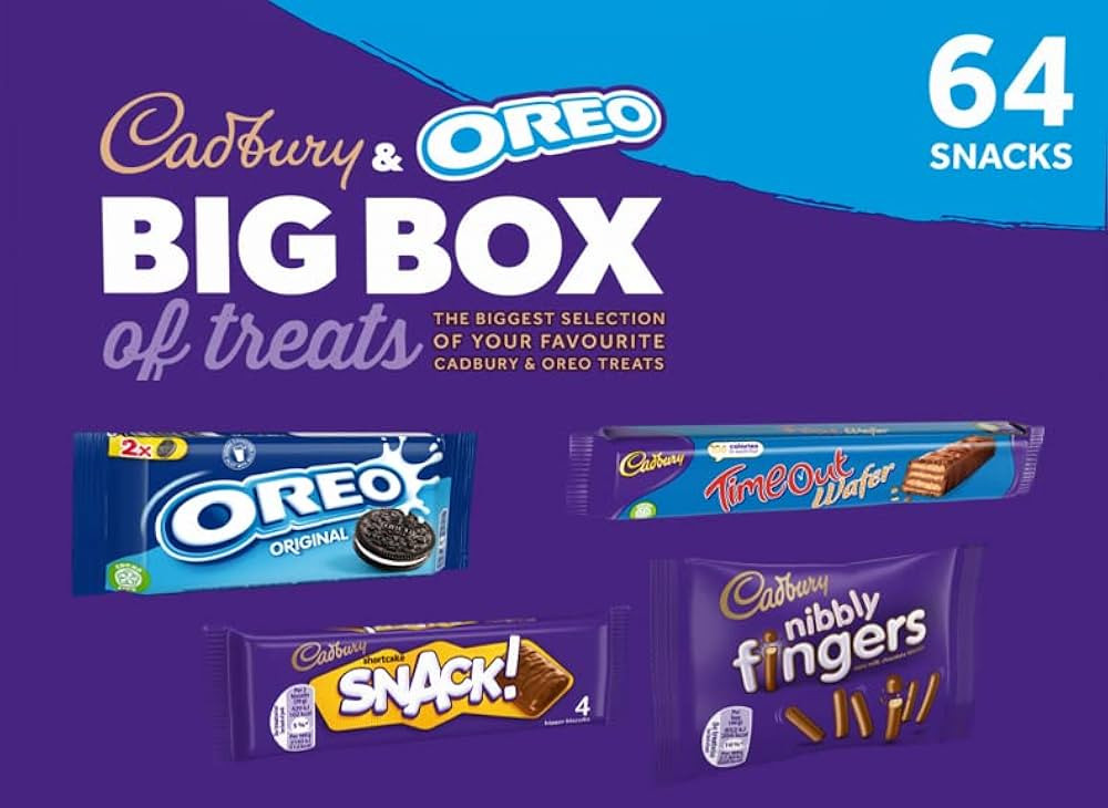 Cadbury & OREO 64 Big Box of Treats, Assorted Chocolates, 1790 g | Amazon (UK)