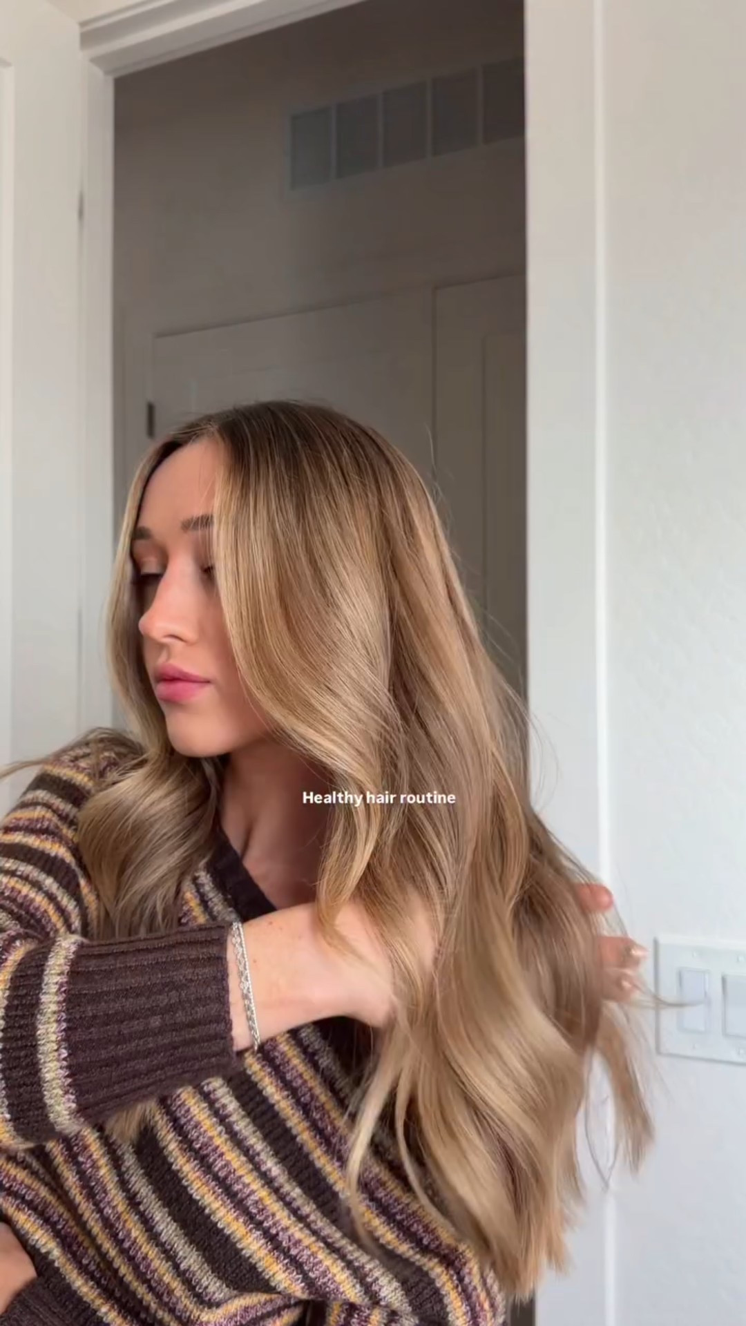 Cutting back on bleach and heat has transformed my hair in the past few years #hairroutine #hairwashday #hairwashroutine #healthyhairtips