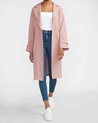 Soft Dolman Sleeve Trench Coat | Express