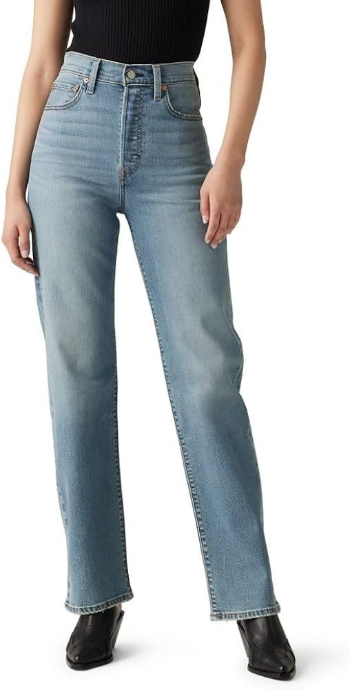 Levi's Women's Ribcage Straight Full Length Jeans | Amazon (US)