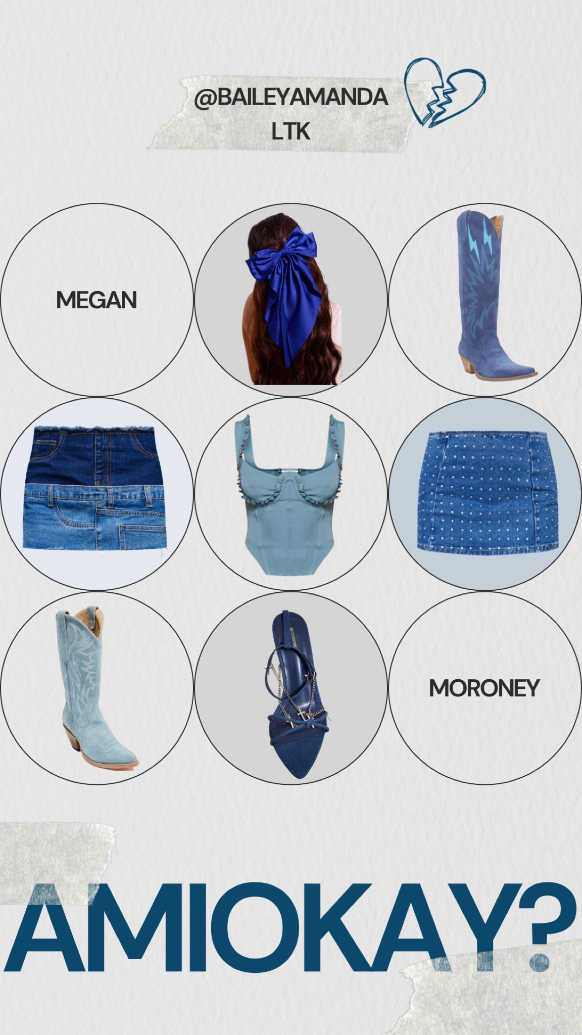With the upcoming release of her new album #amiokay? I felt like putting together some pieces inspired by the blue theme of the album 

#meganmoroney #countrymusic #countryconcert