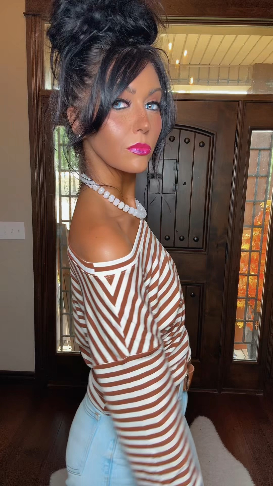 Fall outfits are officially starting and this top is making me so excited for the season 🤎🍂 The stripes + light denim + brown booties = the easiest fall combo! Who else is ready for fall fashion?!  

Fall Outfit// Fall Fashion// Off the shoulder striped tops // Off the shoulder tops // Amazon // Amazon Fashion

#LTKOver40 #LTKSeasonal #LTKdayinmylife