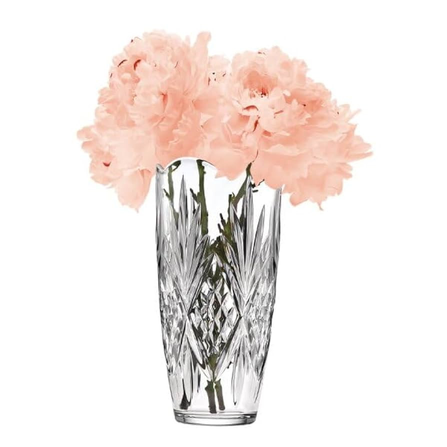 Godinger Flower Vase, Glass Vase, Vases for Flowers, Home Decor, Kitchen Decor, Party Decor, Gift... | Amazon (US)