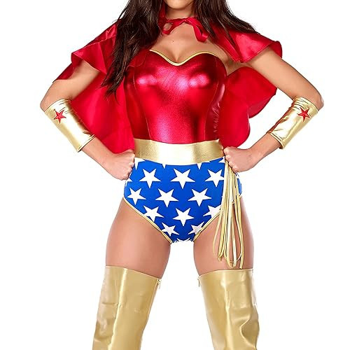 Forplay Super Seductress Superhero Costume Red | Amazon (US)