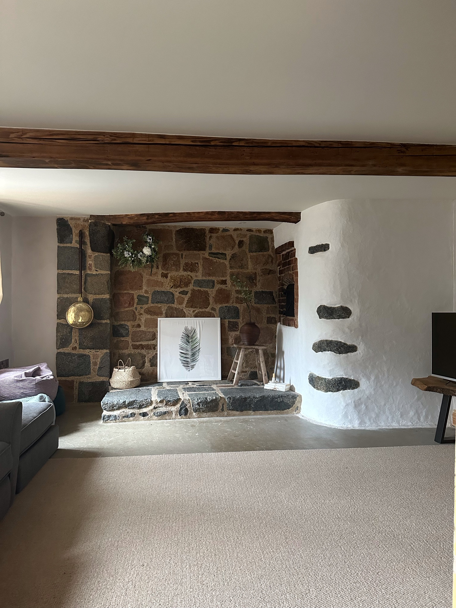 Rustic fireplace and historic furze oven fused with Wabi sabi style 

#LTKover40 #LTKstyletip #LTKhome