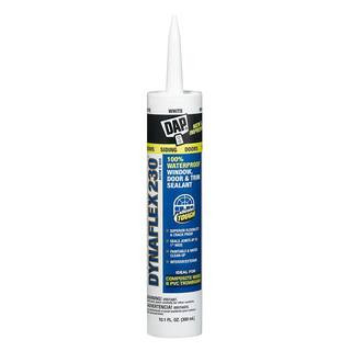 DAP Dynaflex 230 10.1 oz. White Premium Exterior/Interior Window, Door and Trim Sealant-18275 - T... | The Home Depot